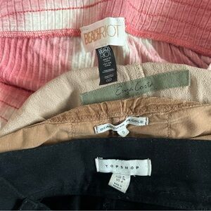 WOMENS PANT LOT OF FOUR VARIOUS SIZED CRAFTERS DIY